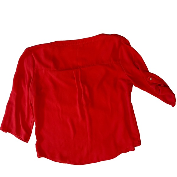 Red Viscose Blouse - Picture 4 of 4